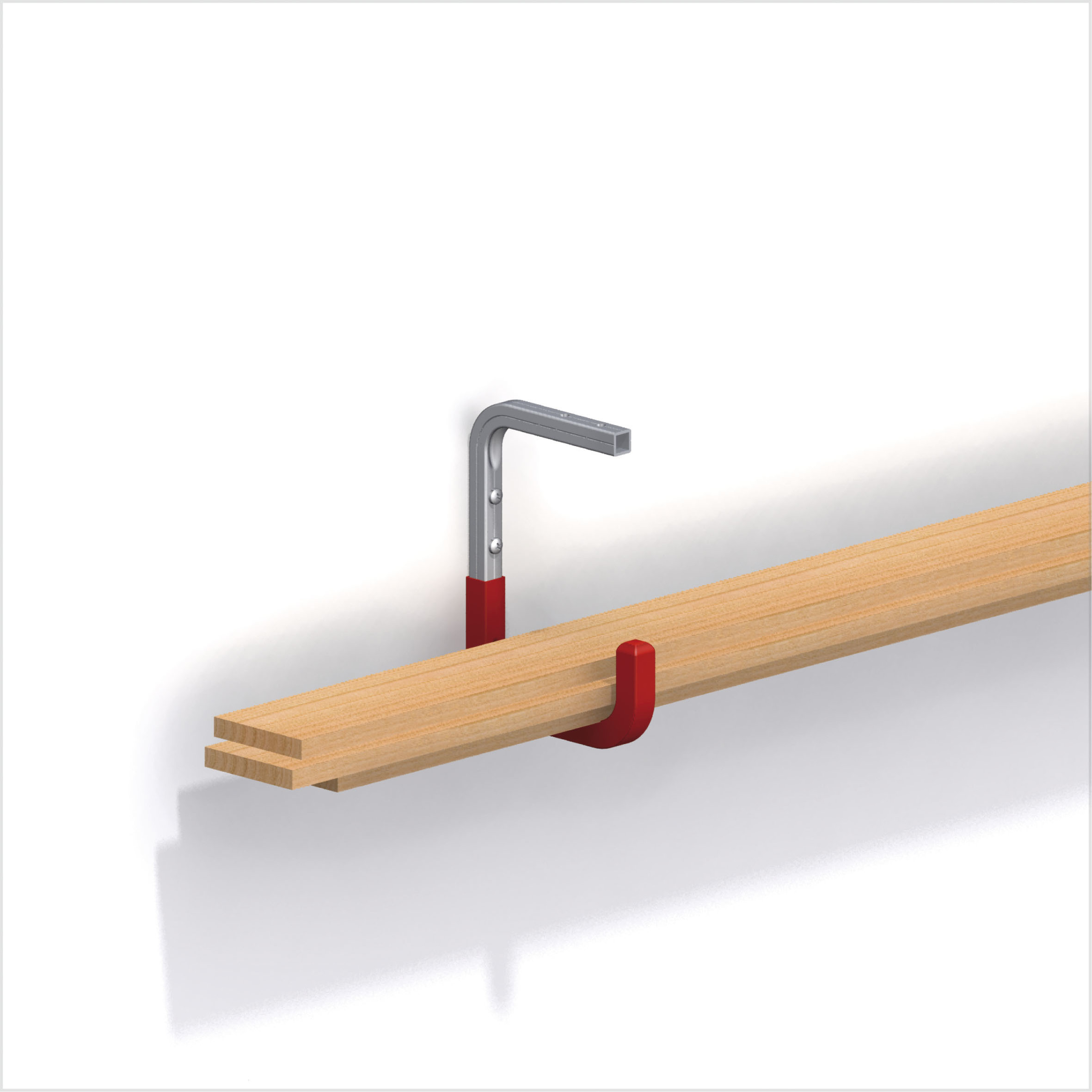 Wand- und Deckenhaken, gummiert