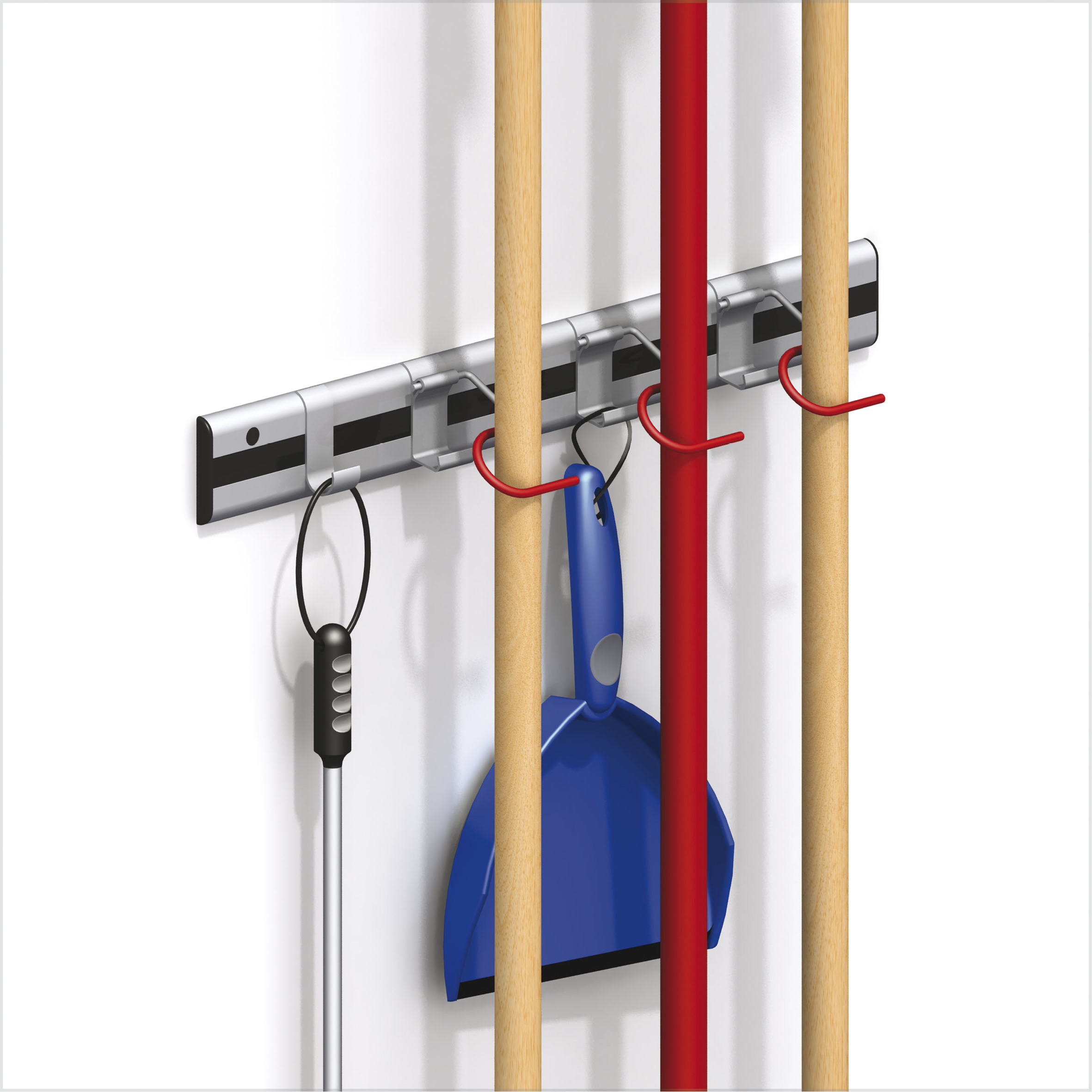 Gerätehalter mit coaxis®-Profil, breit