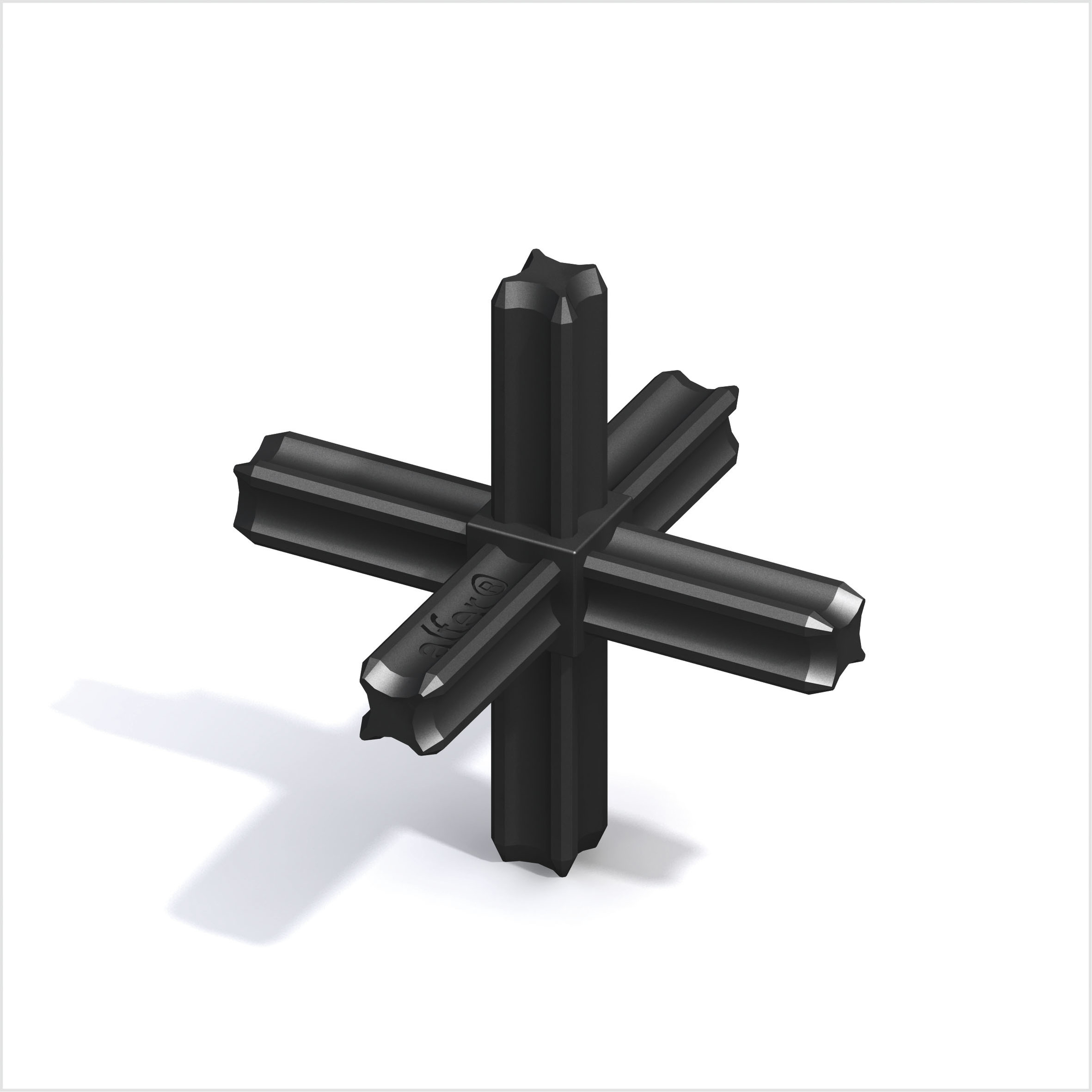 Knoten-Verbinder, 6 Zapfen