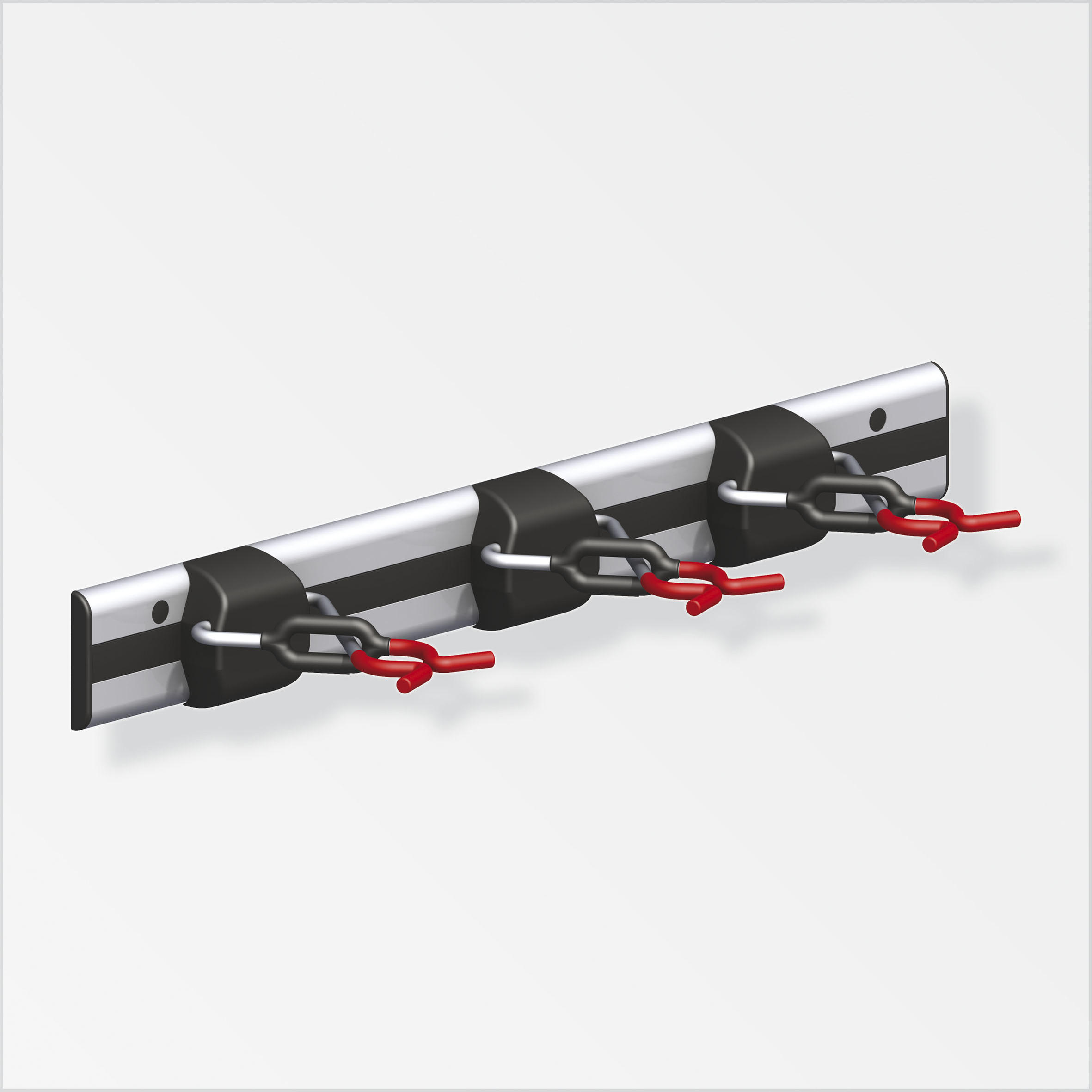 x-star®-Set, Schiene mit Gerätehaltern