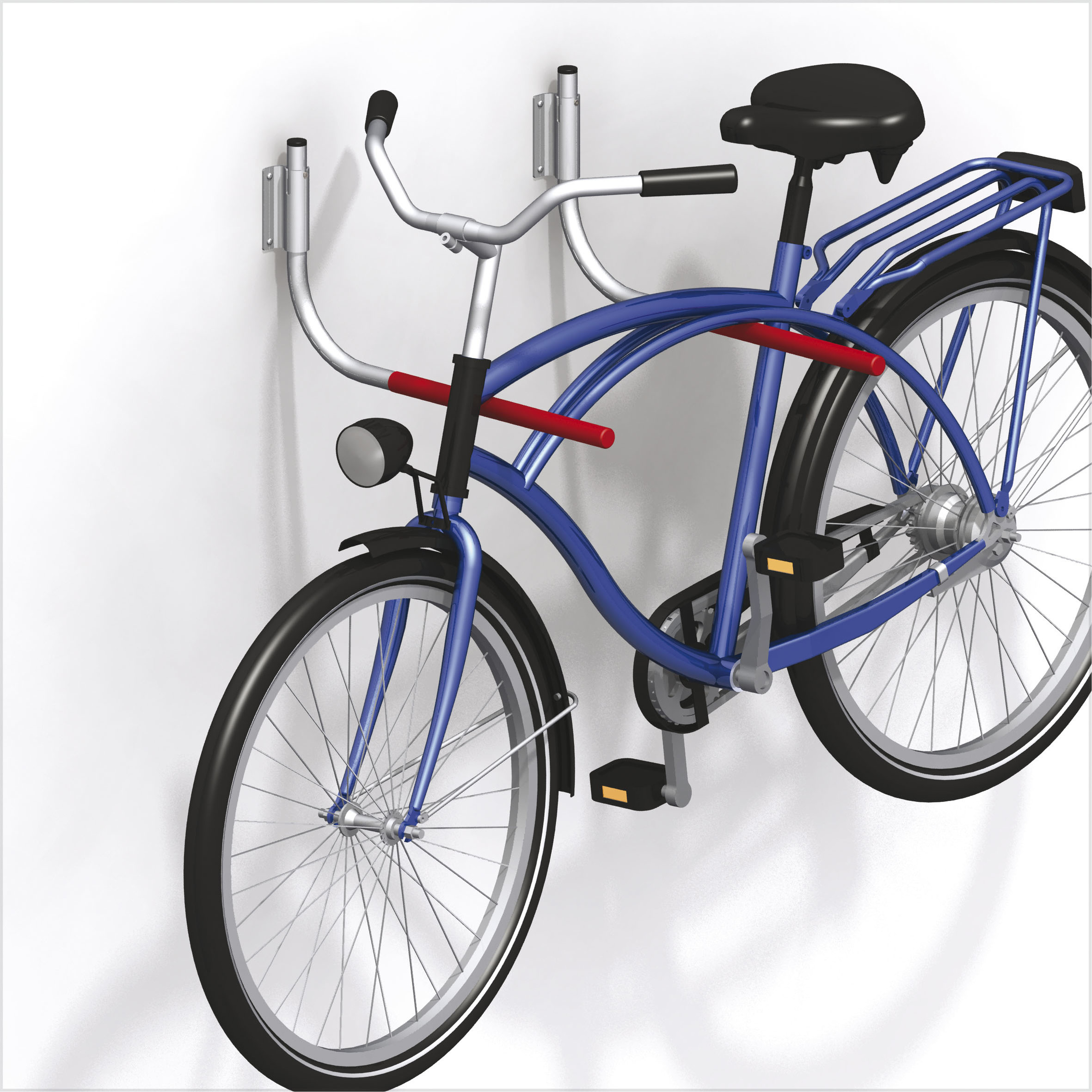 Universal-Fahrradhalter, gummiert