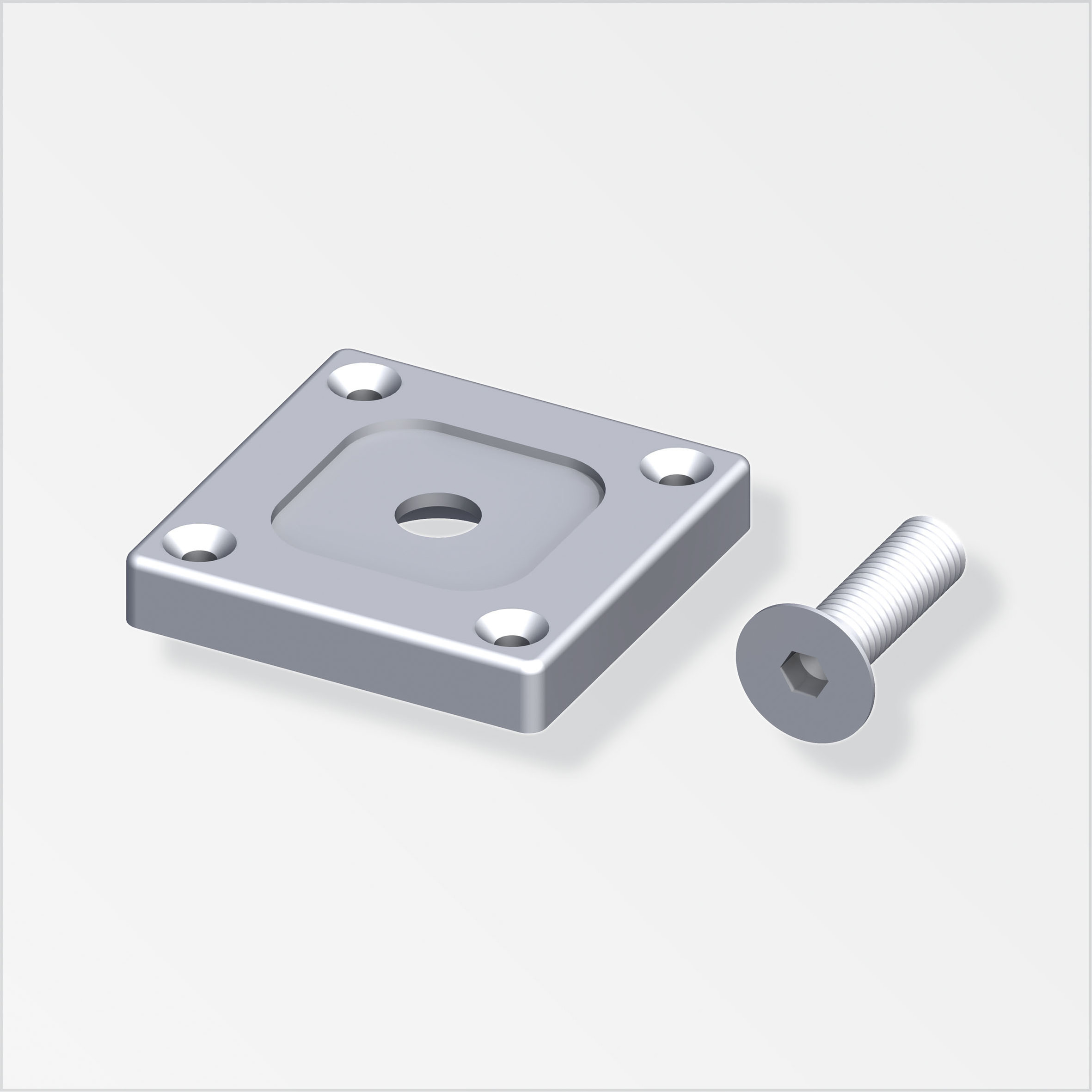 coaxis®-Befestigungsplatte