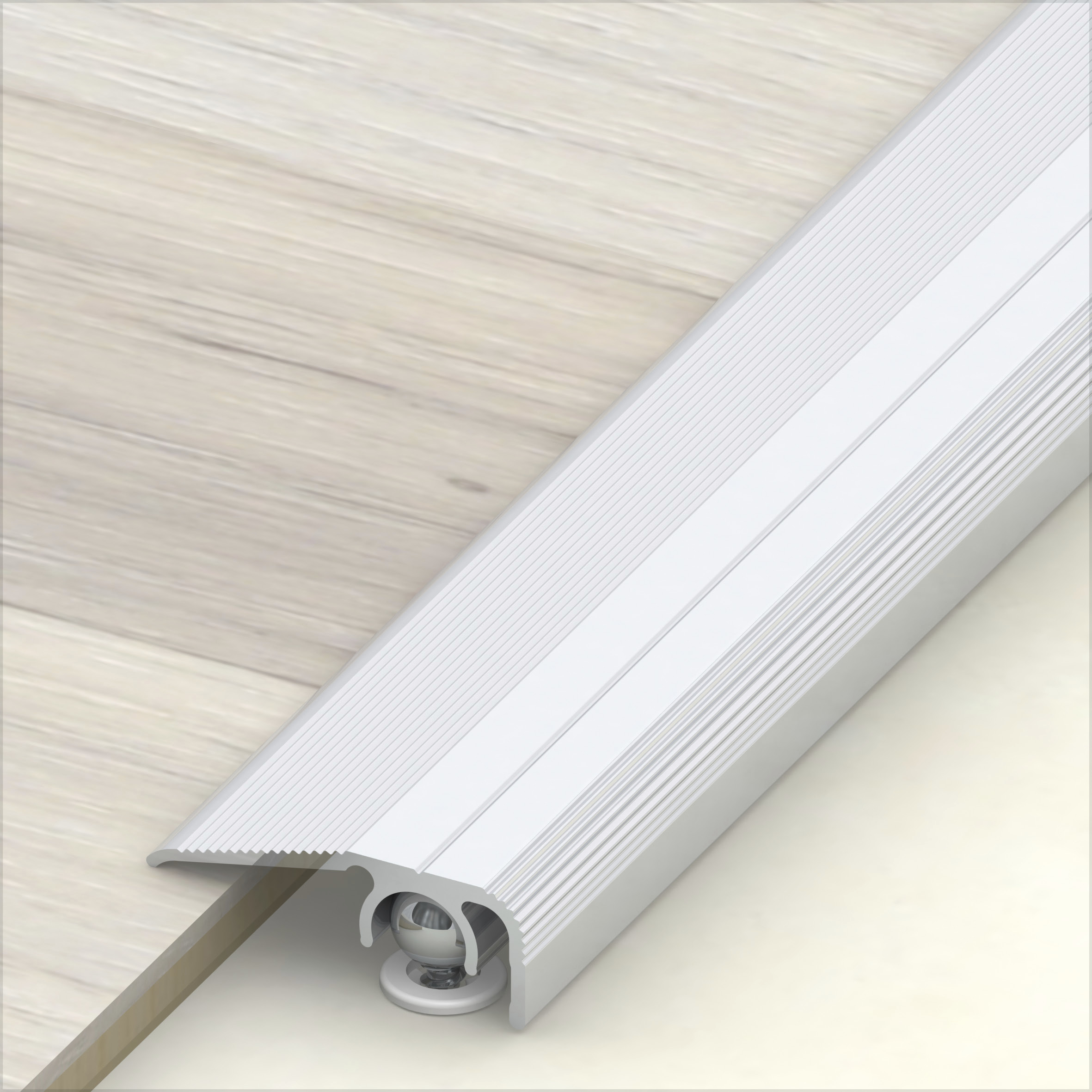 Abschluss-Profil, 12,5 mm, gerillt