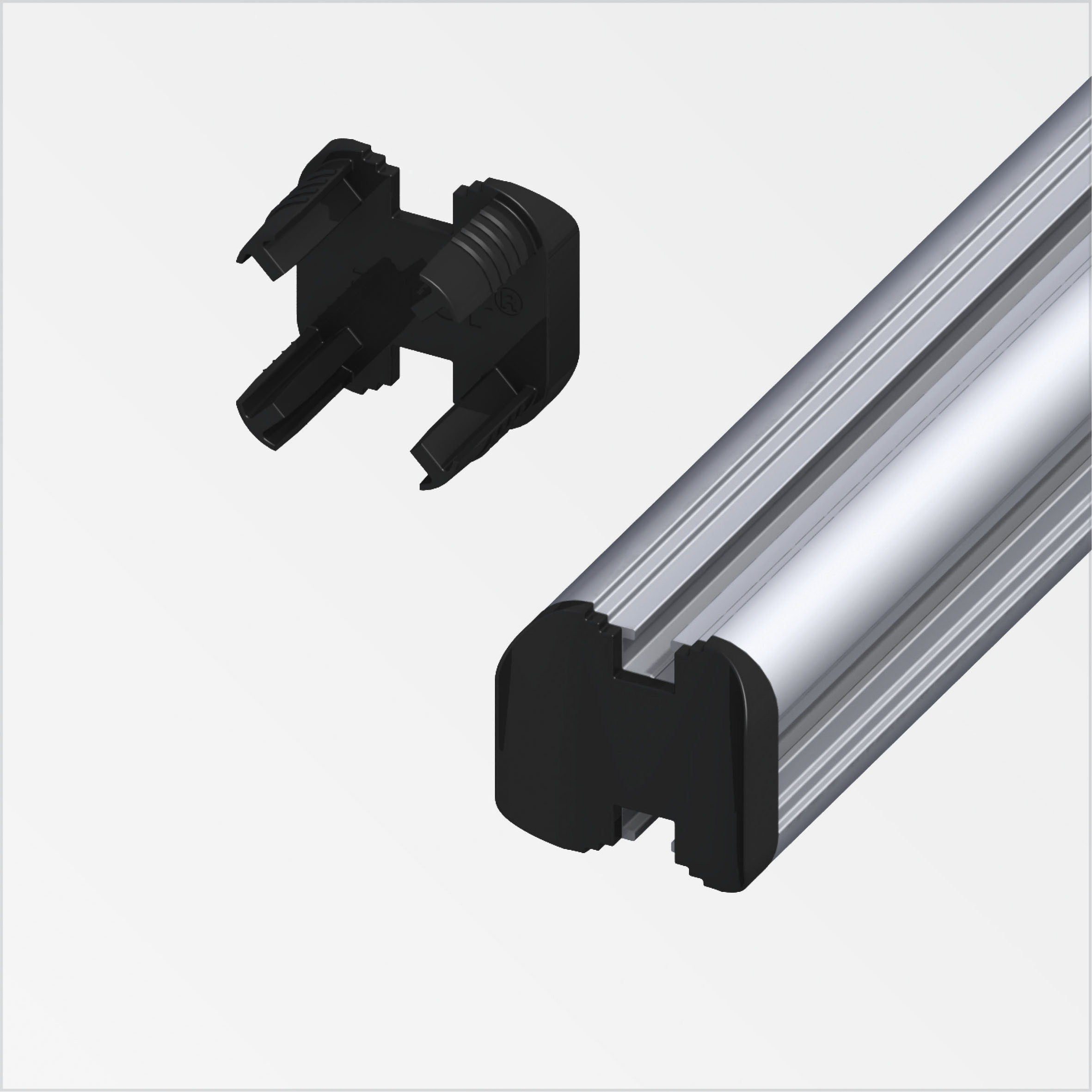 coaxis®-Verbindungskappe für Säulen-Profil