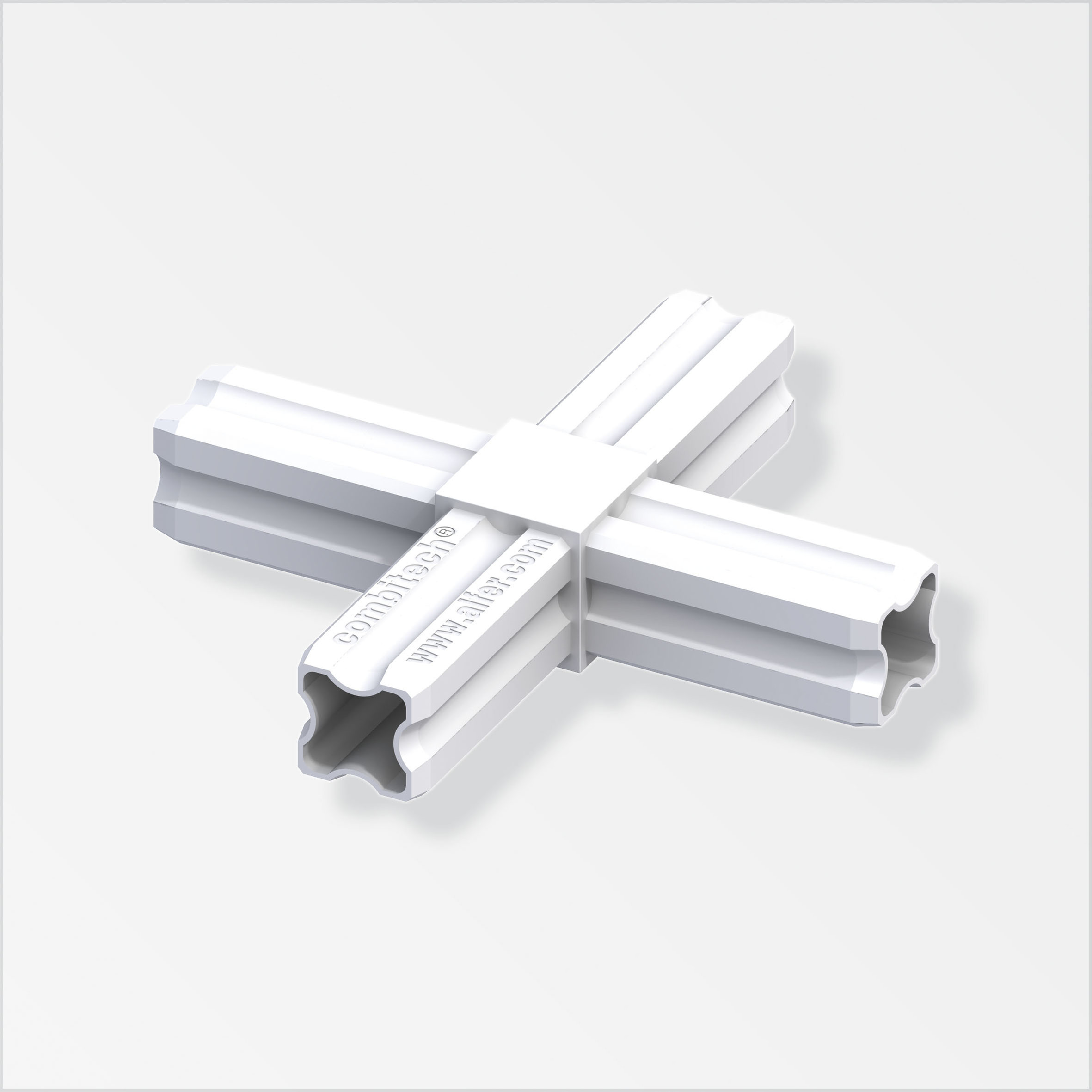 Kreuz-Verbinder, 4 Zapfen