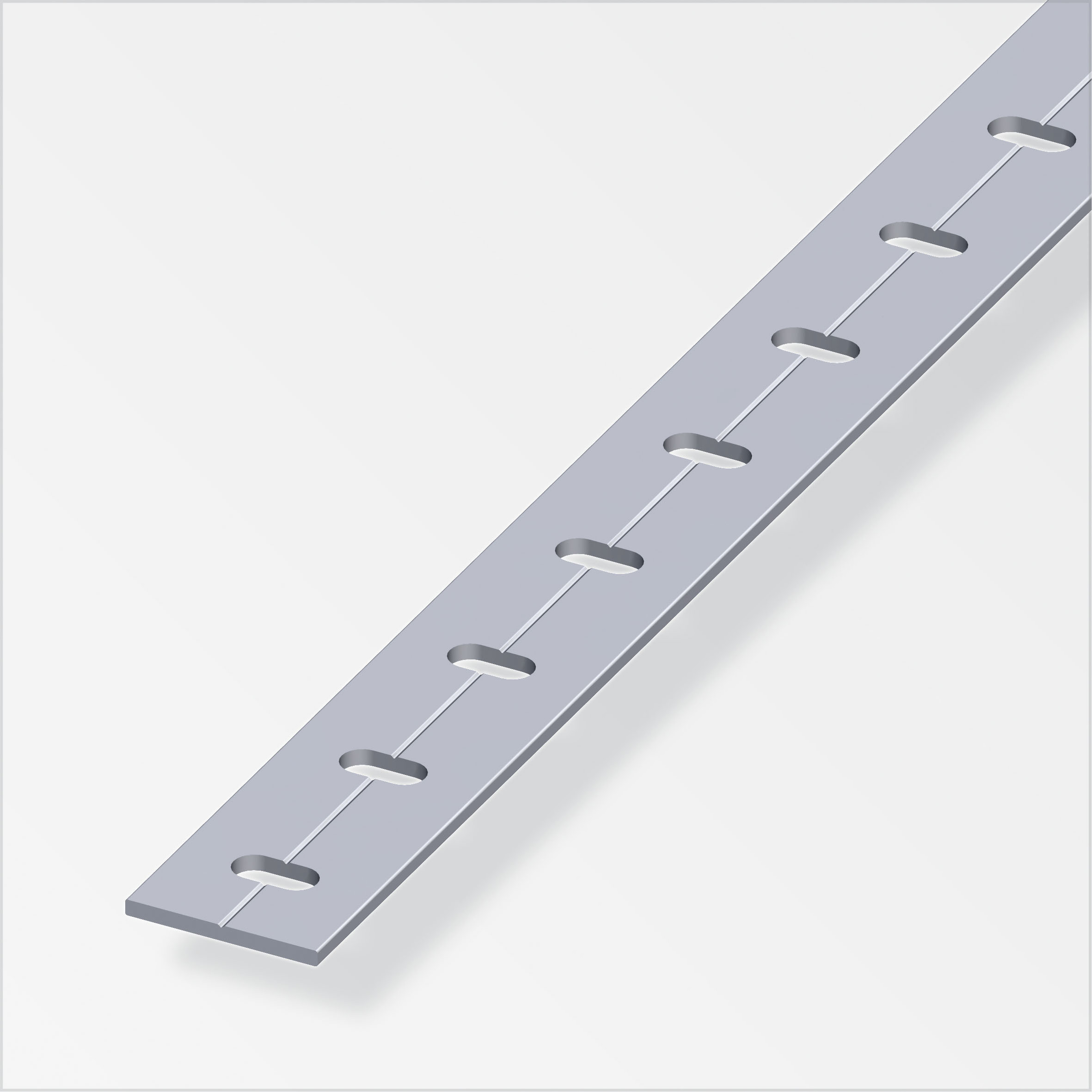 Flachstange, gelocht