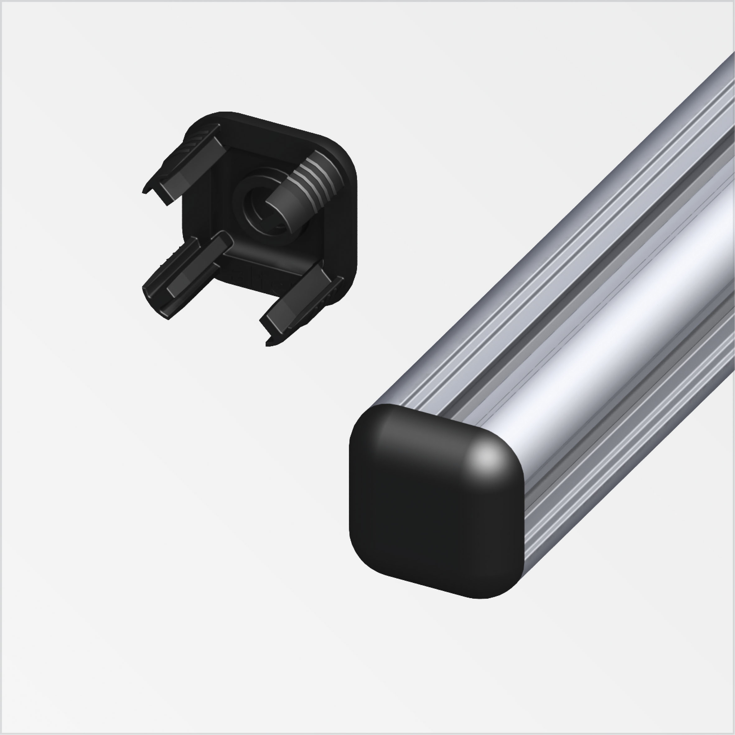 coaxis®-Abschlusskappe, rund
