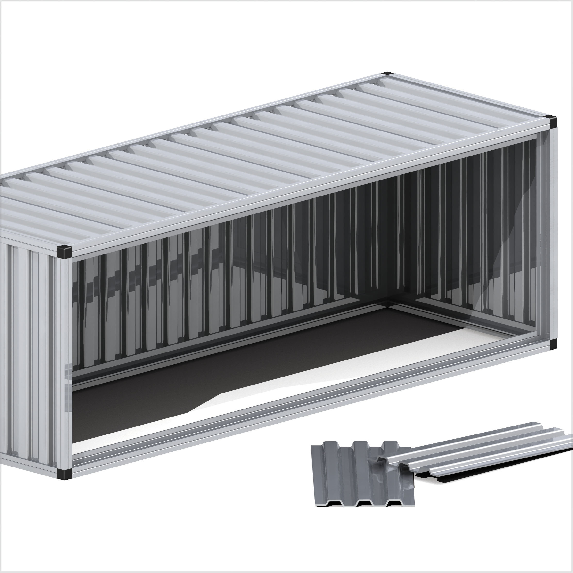 Containerwand-Profil